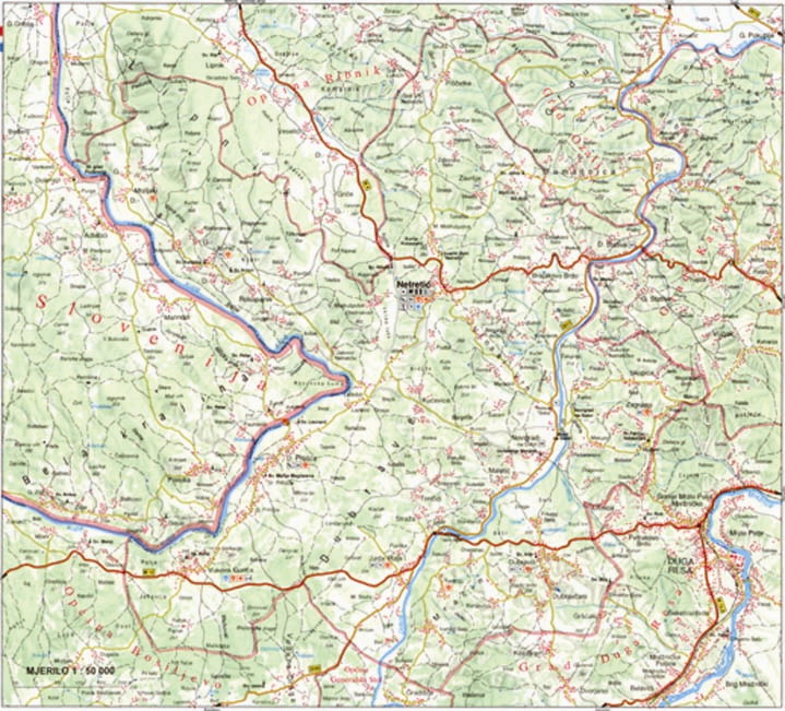 karlovačka županija karta Vesna karlovačka županija karta